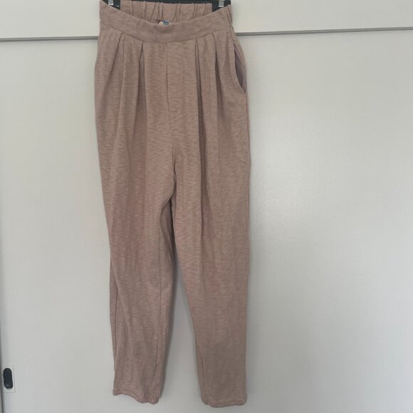 FREE PEOPLE Beach Sweatpants and Sweatshirt Set in Rose Pearl - Picture 6 of 14